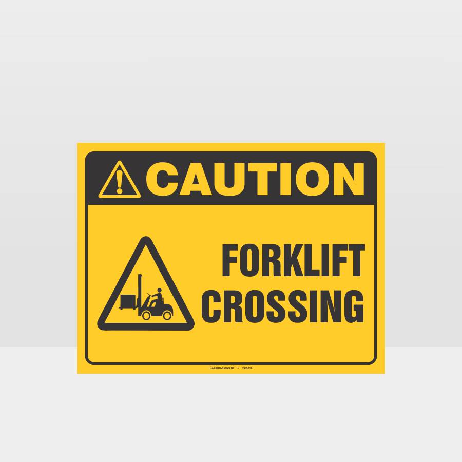 Customized Safety Signs,Forklift Crossing Sign