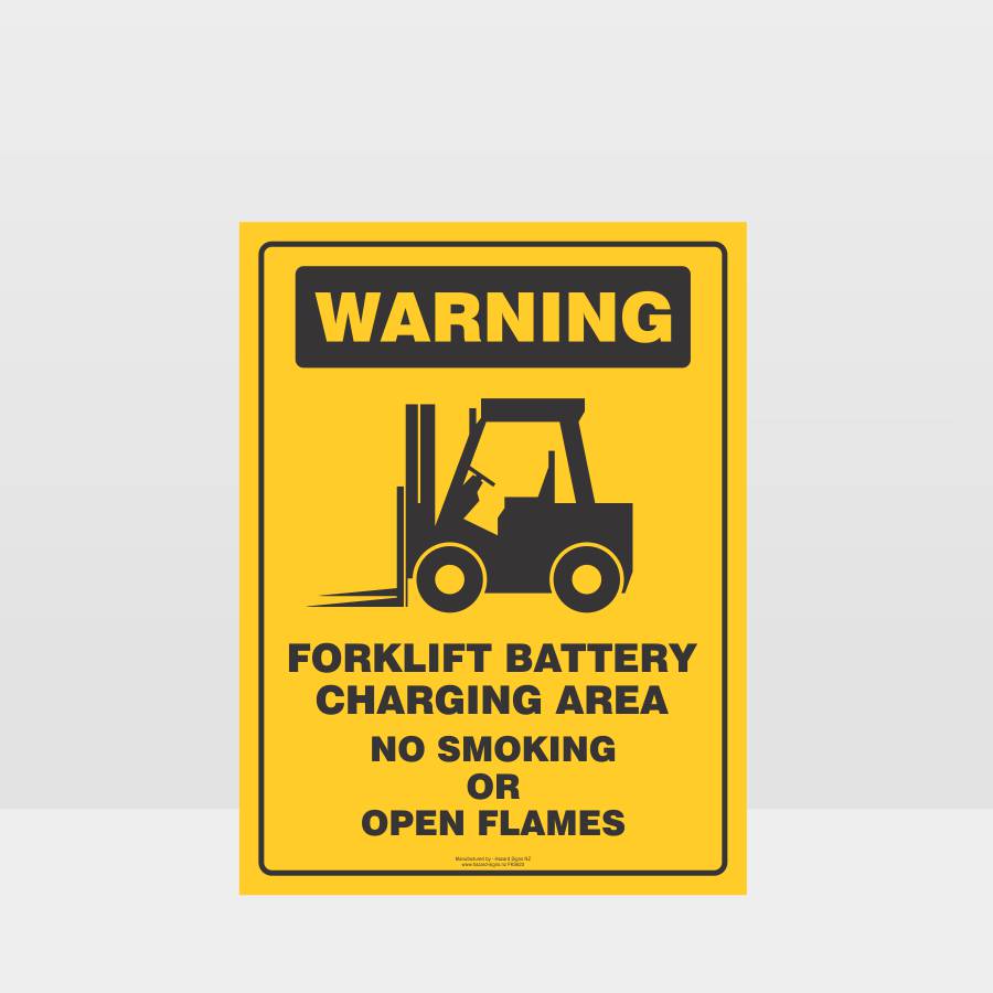 Custom Signs Personalized,Forklift Battery Charging Area Sign