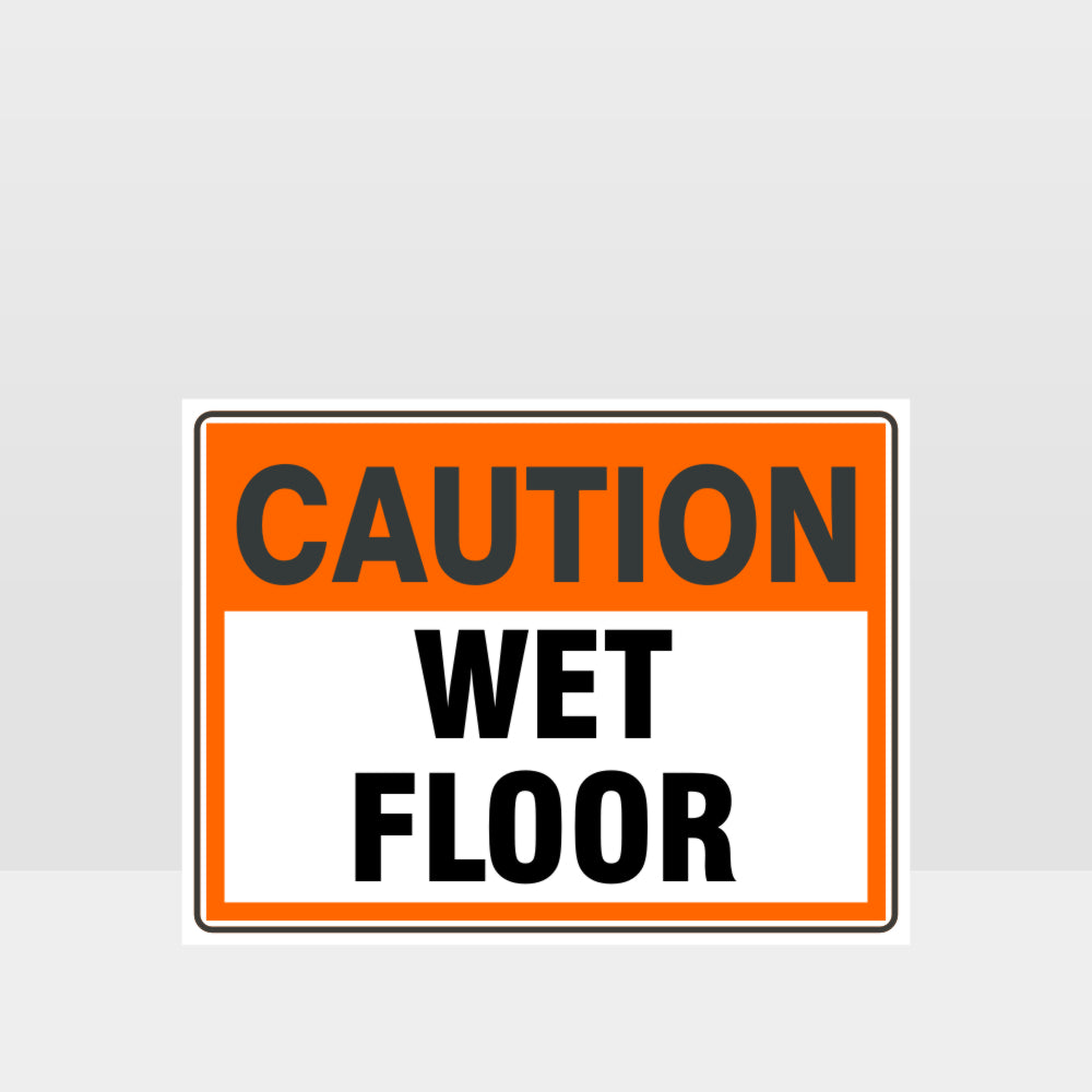 Custom Sign,Caution Wet Floor Sign