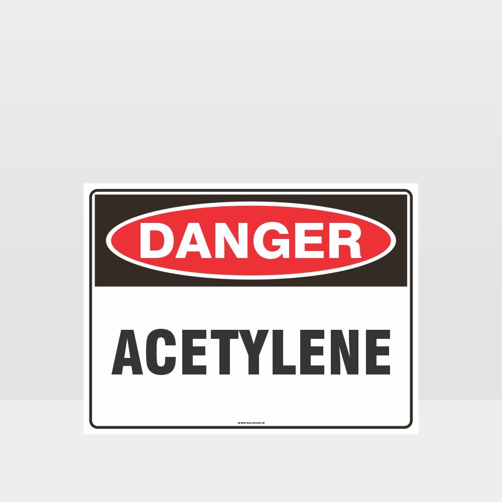 Customized Safety Signs,Danger Acetylene Sign