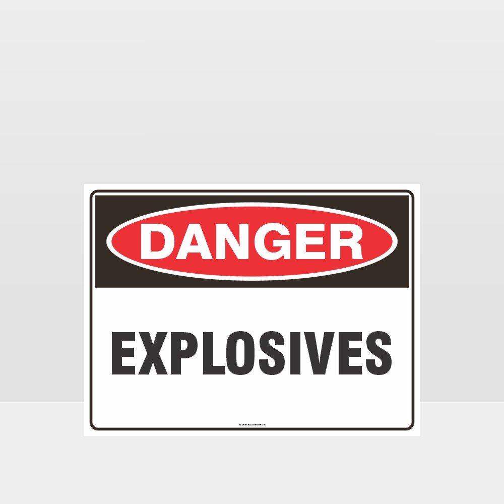 Customized Safety Signs,Danger Explosives Sign