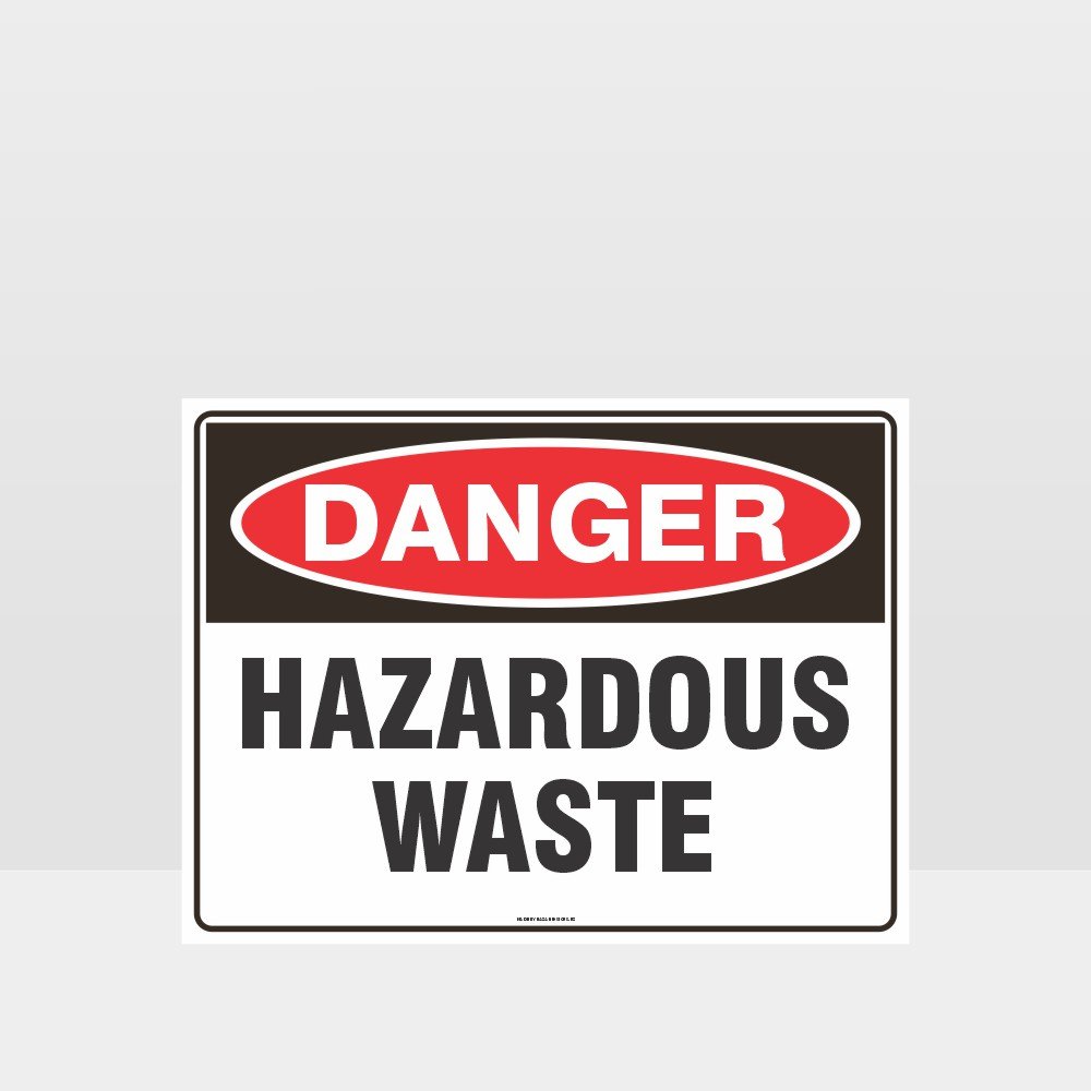 Custom Design Sign,Danger Hazardous Waste Sign