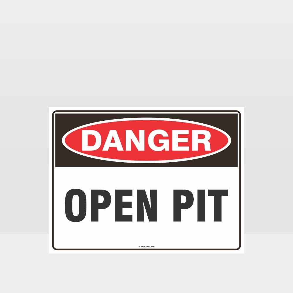 Custom Design Sign,Danger Open Pit Sign