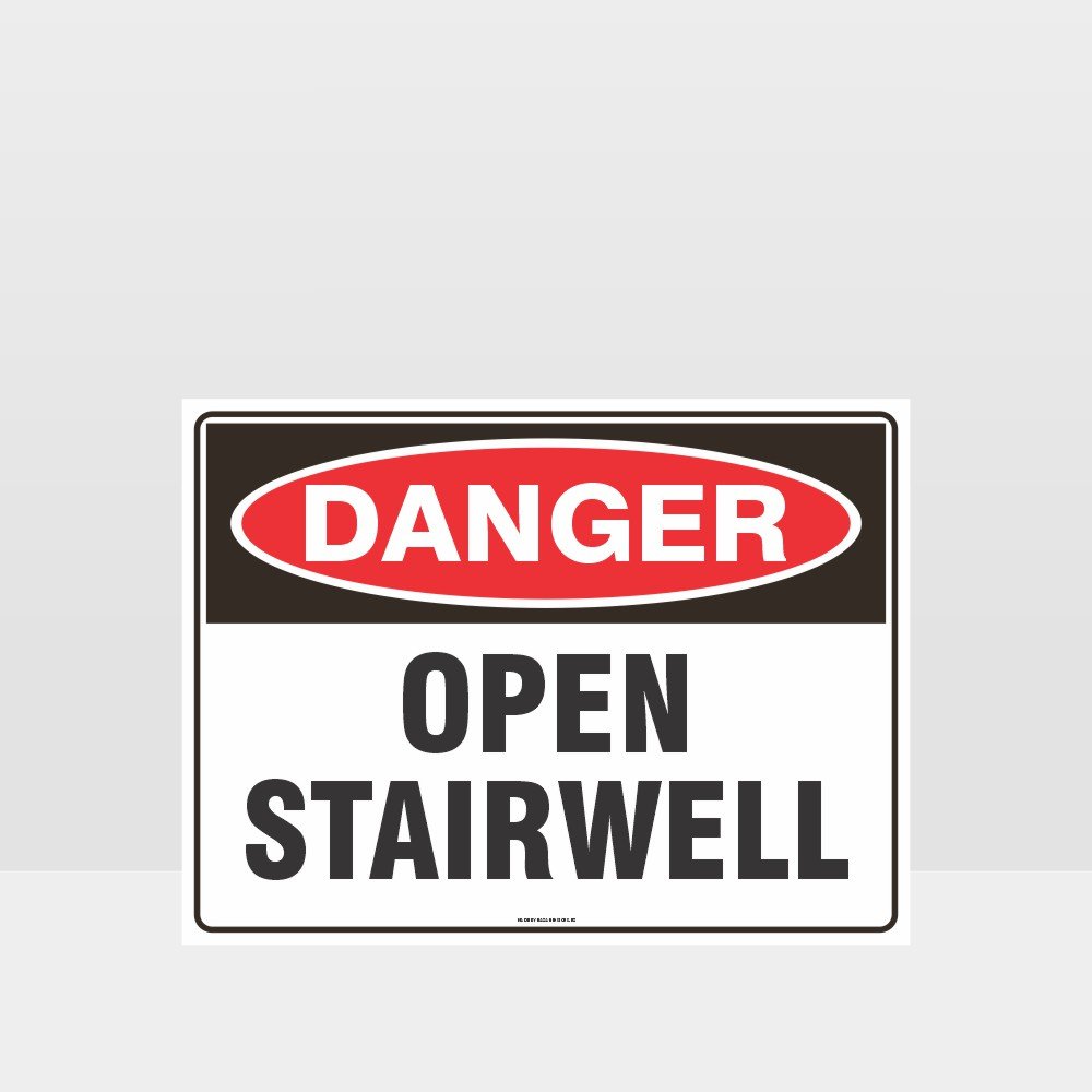 Custom Design Sign,Danger Open Stairwell Sign