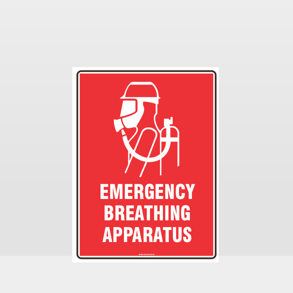 Customized Hazard Signs,Emergency Breathing Apparatus Sign