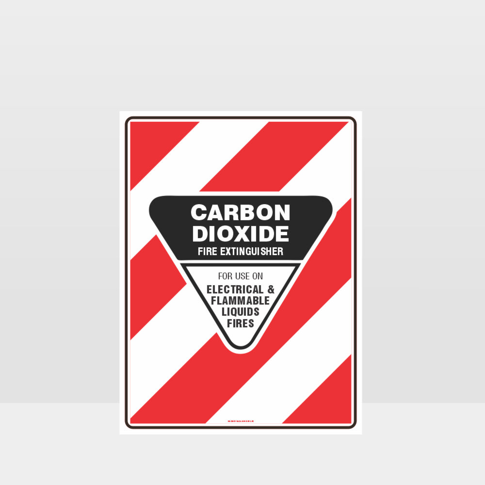 Custom Design Sign,Carbon Dioxide Fire Extinguisher Sign