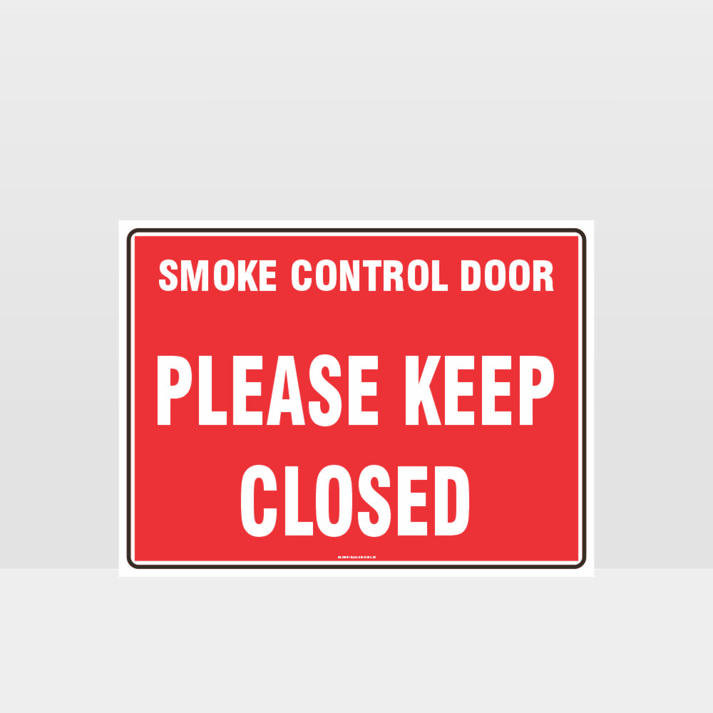 Customized Safety Signs,Smoke Control Door Keep Closed Sign