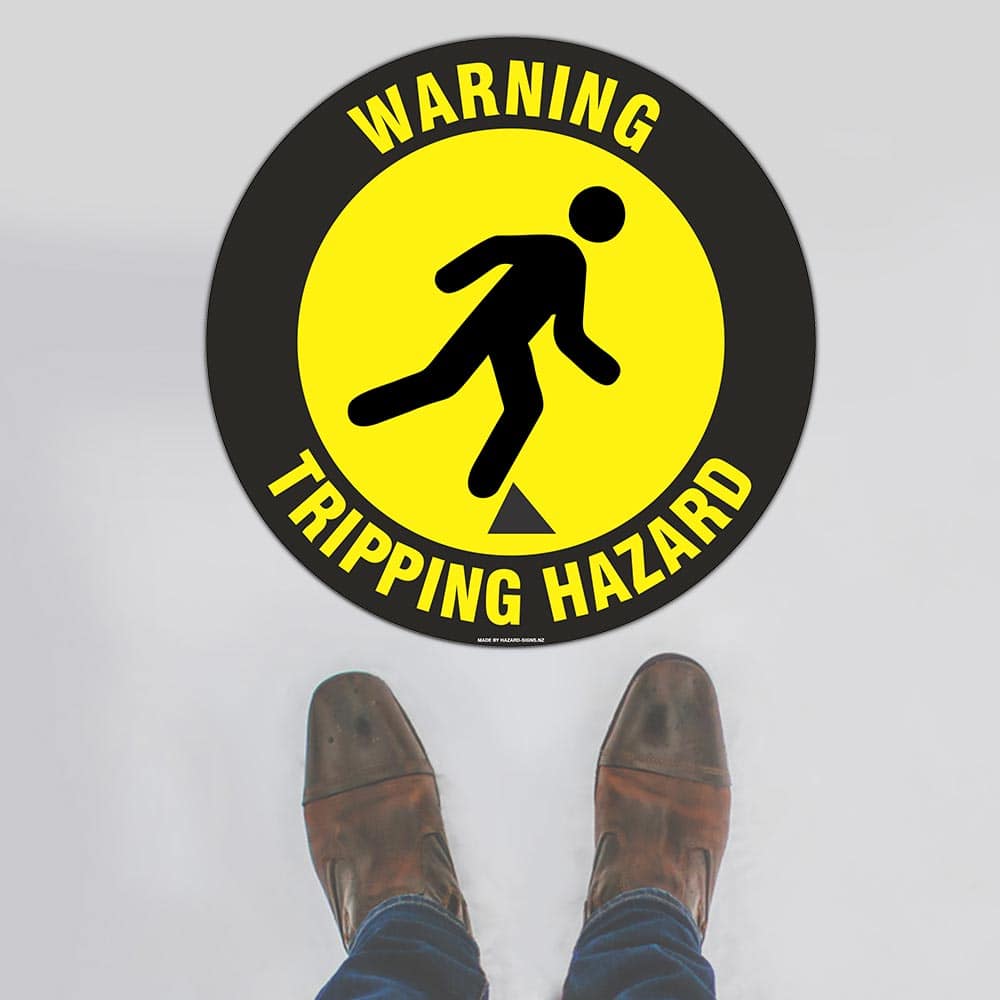 Custom Metal Sign,Warning Tripping Hazard Floor Sign