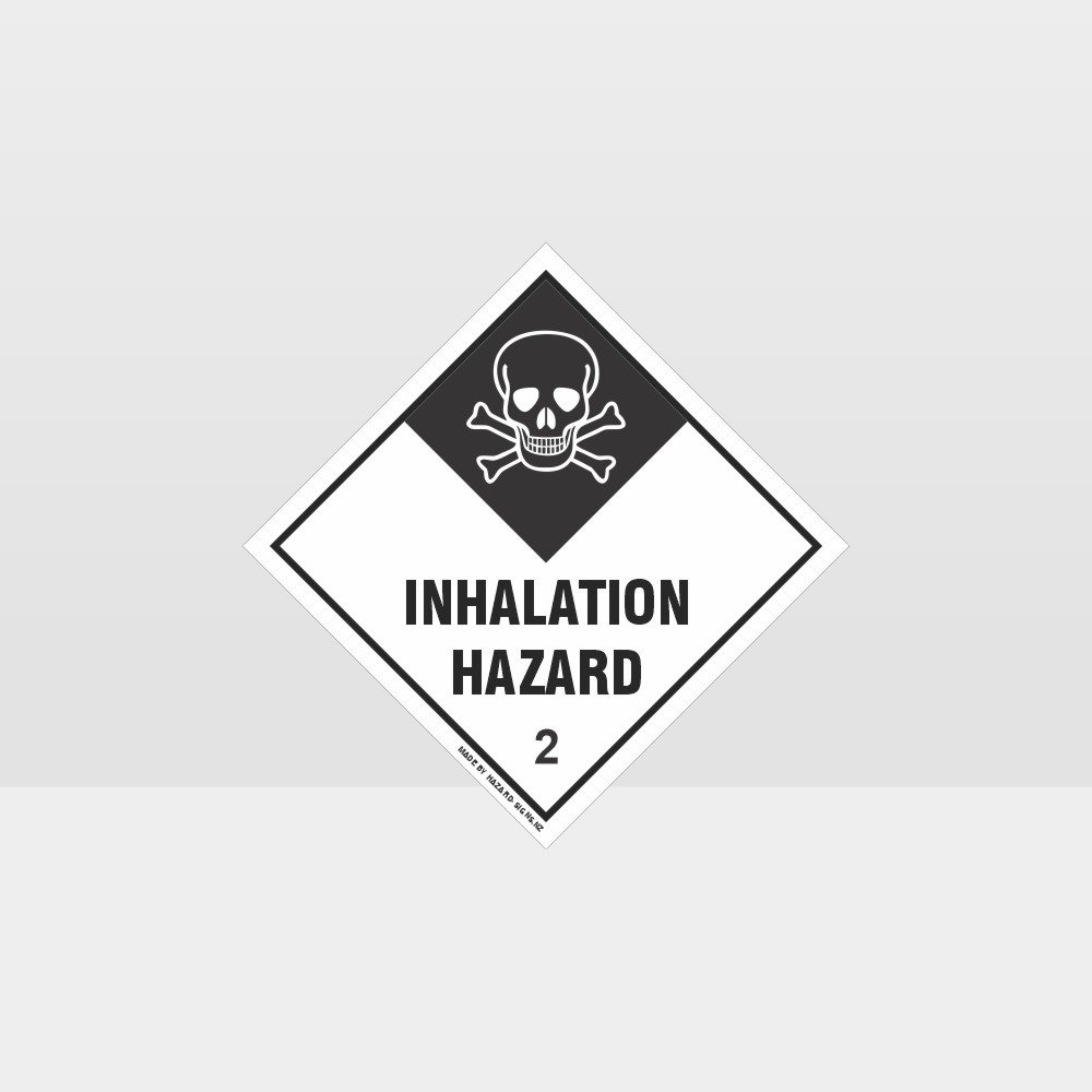 Custom Design Sign,Class 2 Inhalation Hazard Sign