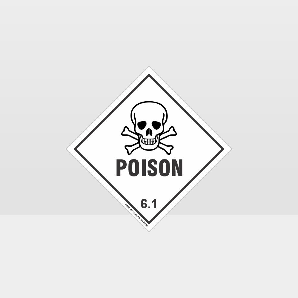 Custom Yard Signs,Class 6.1 Poison Sign