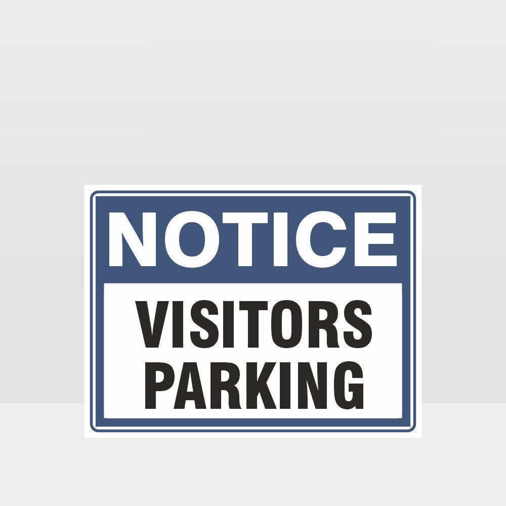 Custom Gate Signs,Visitors Parking Sign