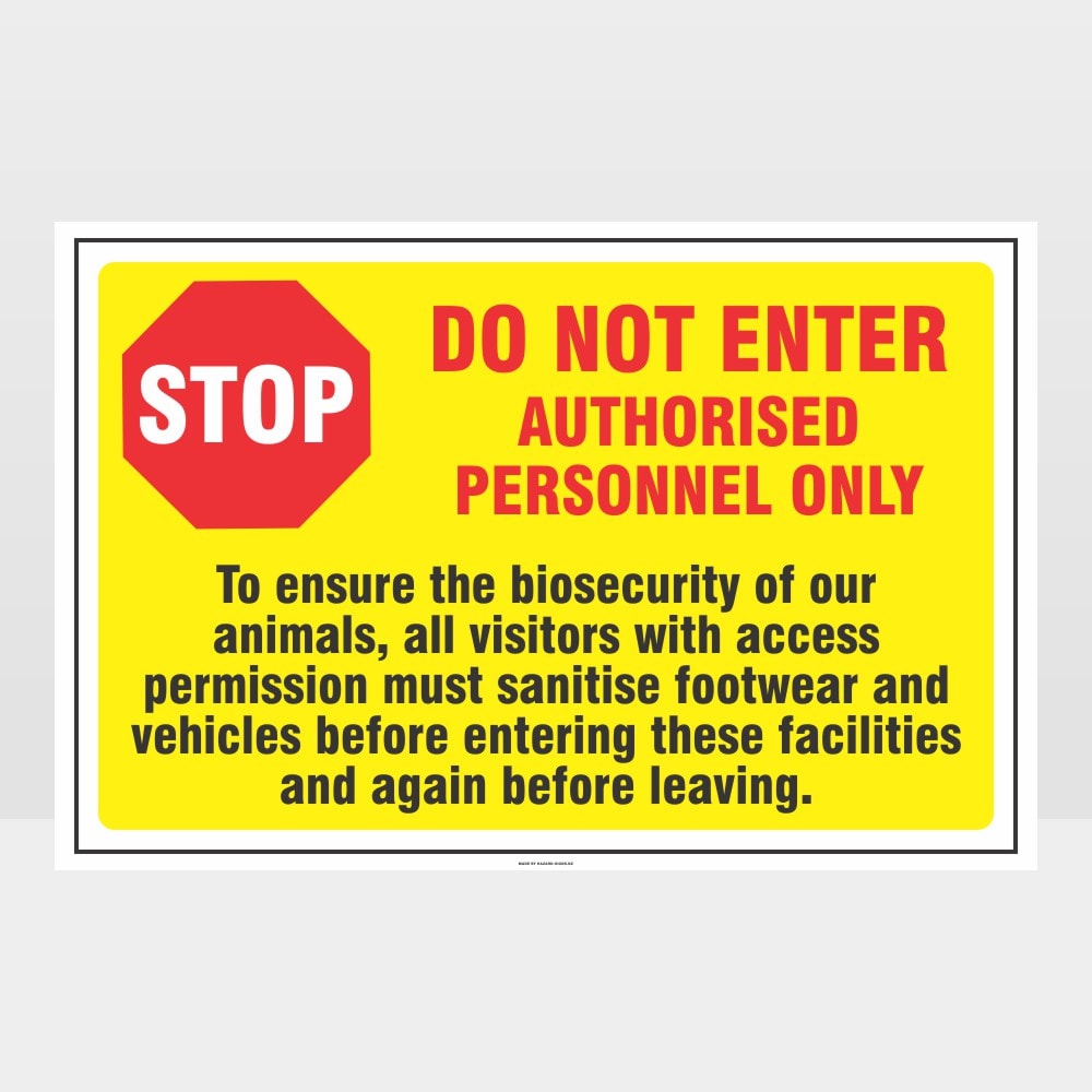 Custom Design Sign,Stop Do Not Enter Sign