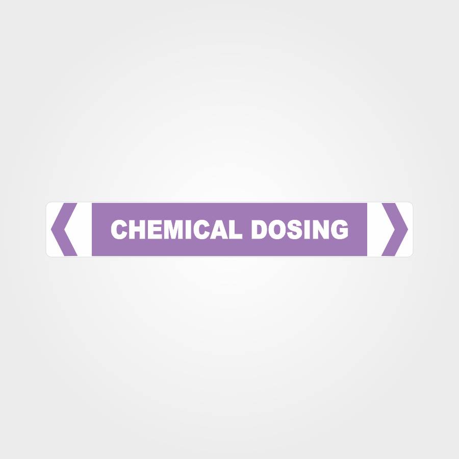 Customized Safety Signs,Chemical Dosing Pipe Marker