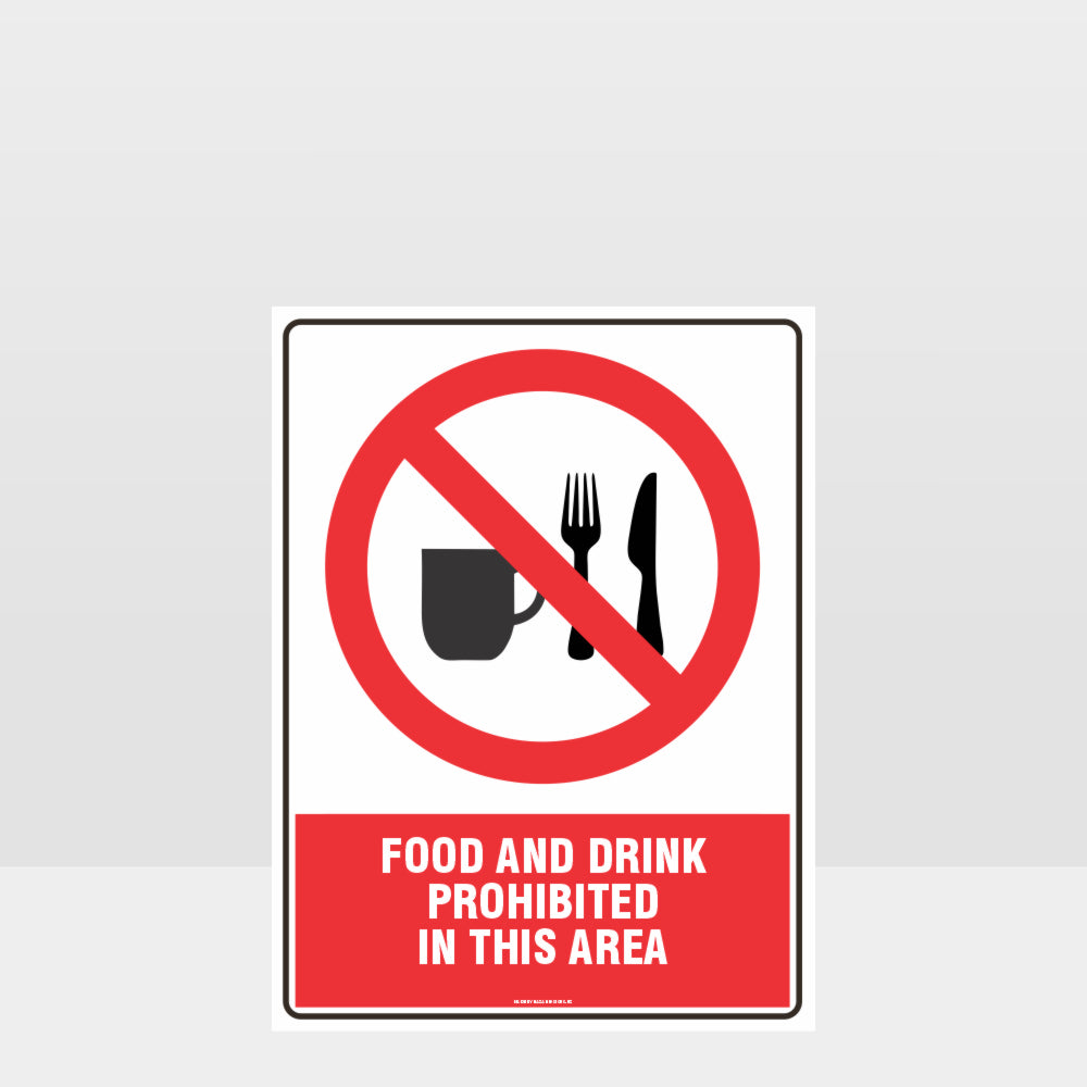 Custom Design Sign,Prohibition Food And Drink Prohibited Sign