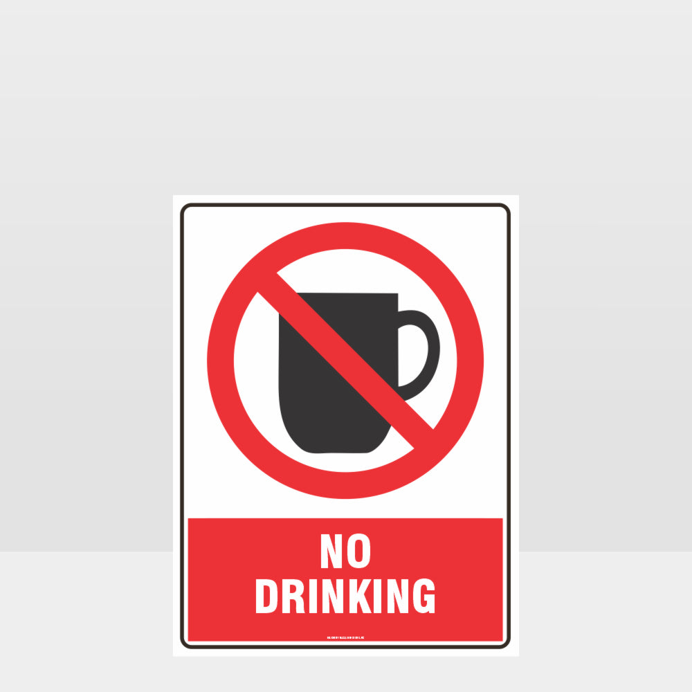 Custom Design Sign,Prohibition No Drinking Sign