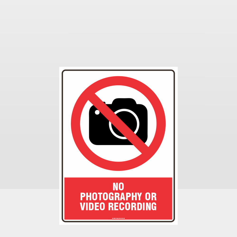 Custom Design Sign,Prohibition No Photography Sign