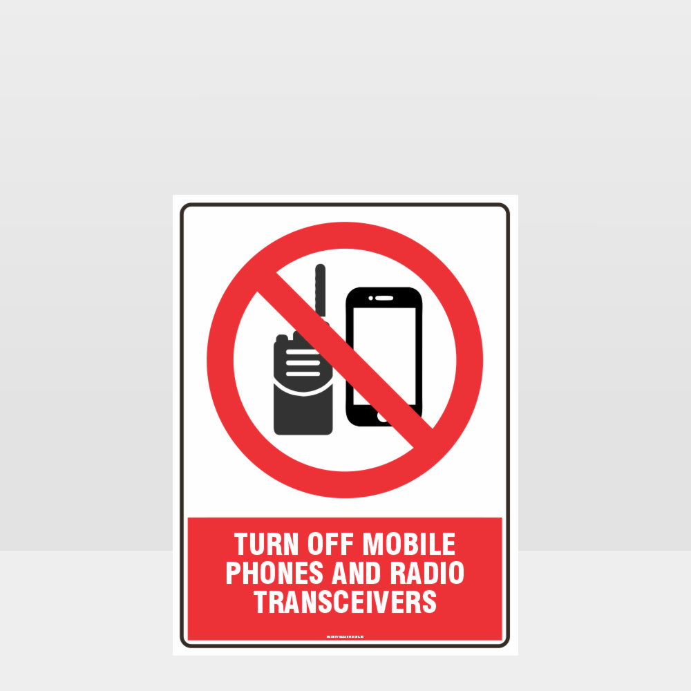 Custom Design Sign,Prohibition Turn Off Mobile Phones Sign