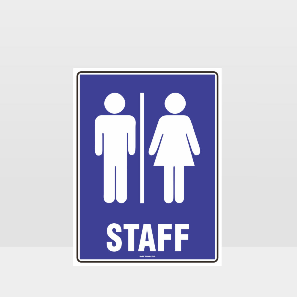 Customized Hazard Signs,Staff Toilet Sign