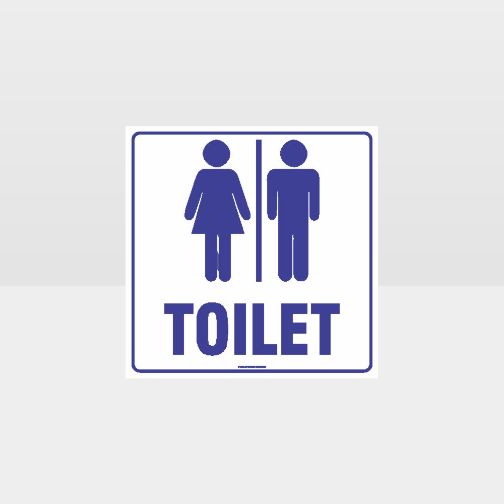 Custom Design Sign,Male And Female Toilets Wording Sign