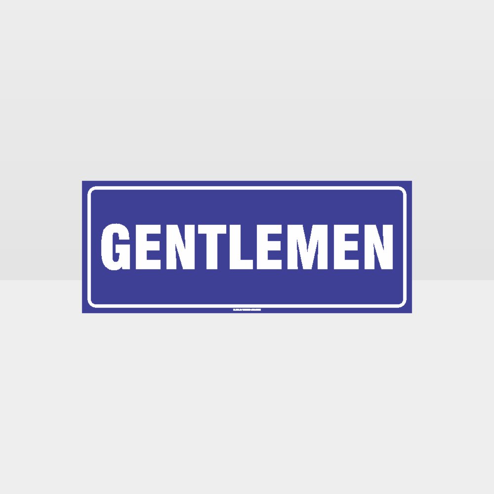 Custom Design Sign,Gentlemen Sign