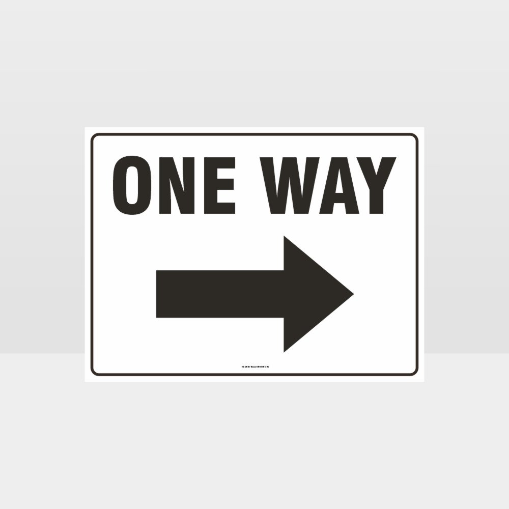 Customized Safety Signs,One Way Left Arrow Sign