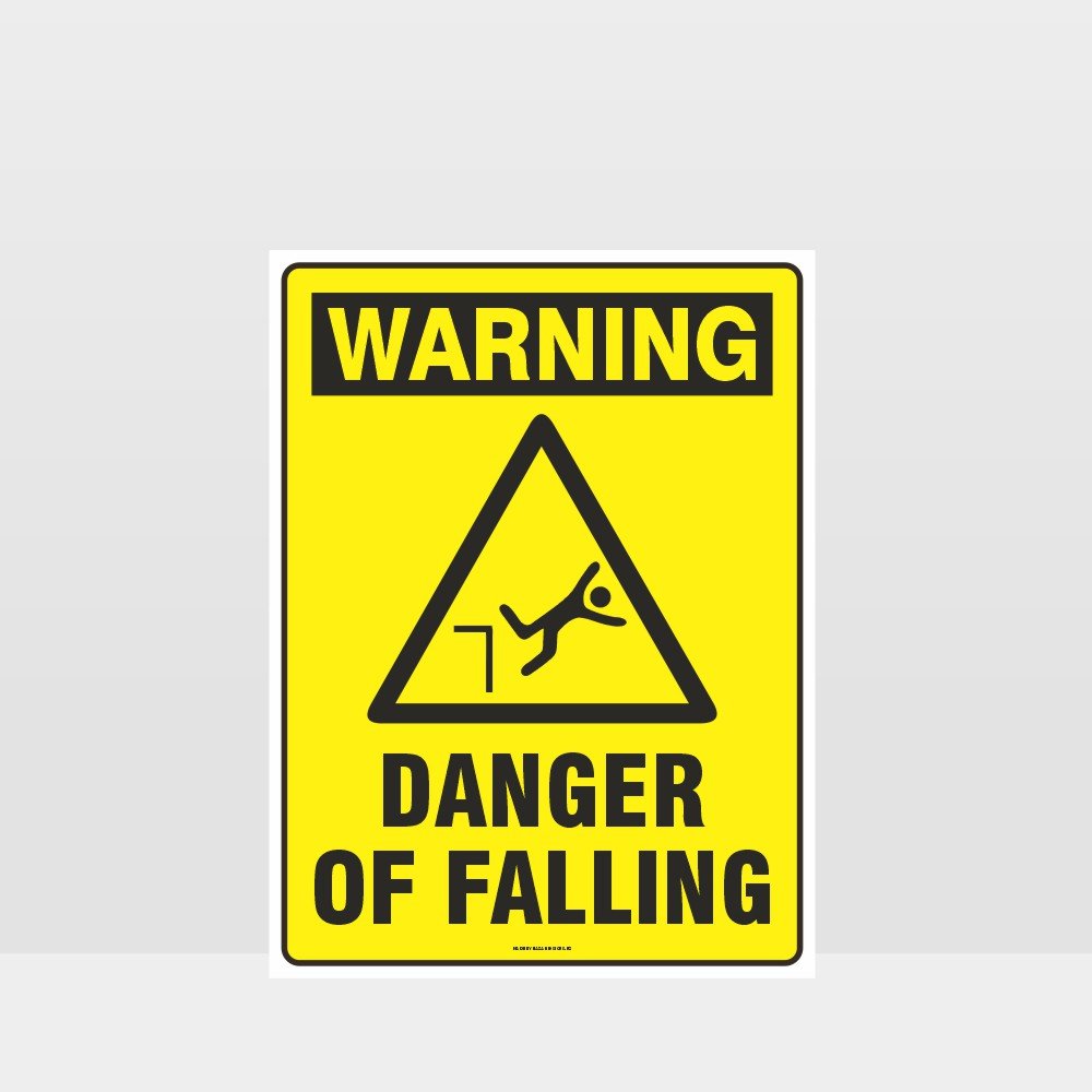 Custom Design Sign,Warning Danger Of Falling Sign