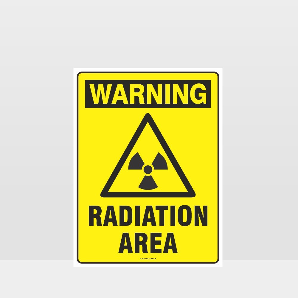 Custom Design Sign,Warning Radiation Area Sign