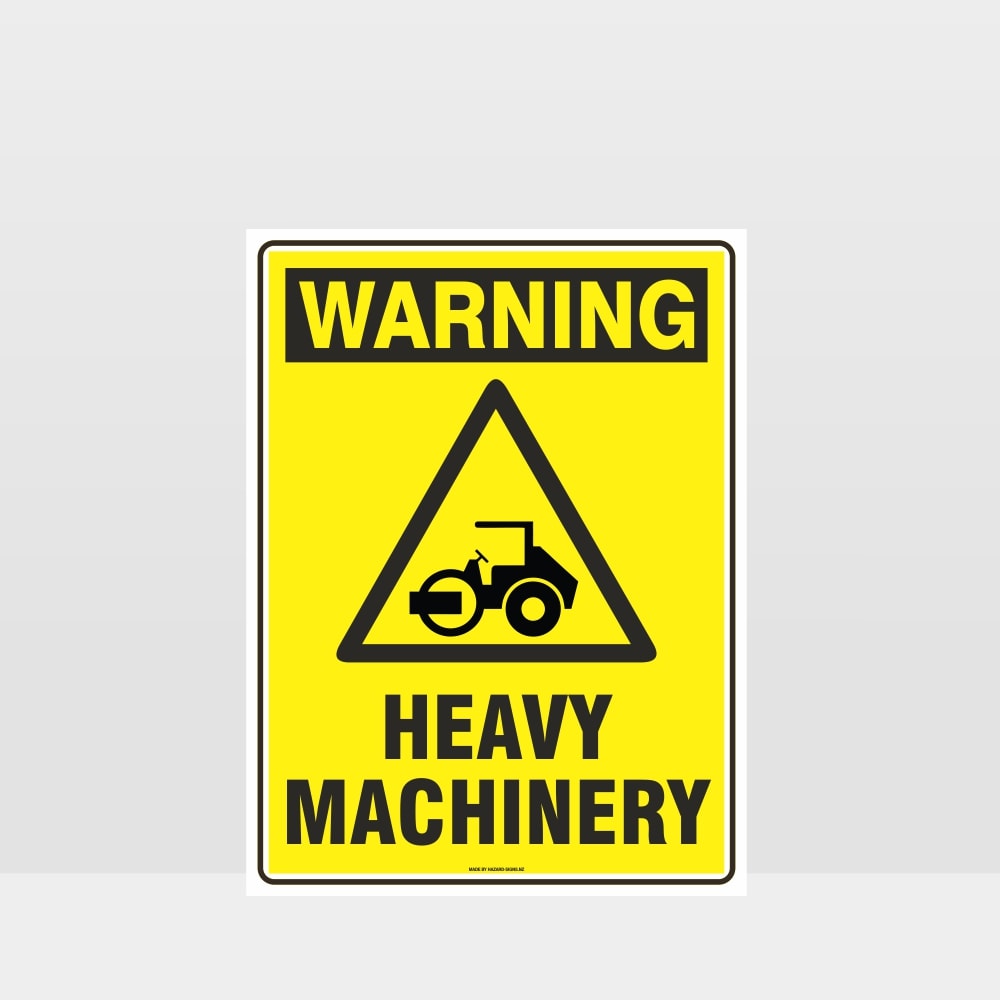 Custom Design Sign,Warning Heavy Machinery Roller Sign